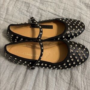 House of Harlow 1960 Black Flats with Studs